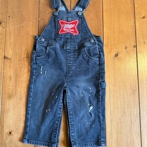 Levi’s Toddler Miller High Life Custom Denim Overalls